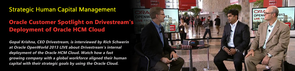 Drivestream CEO Interviewed on Oracle Media