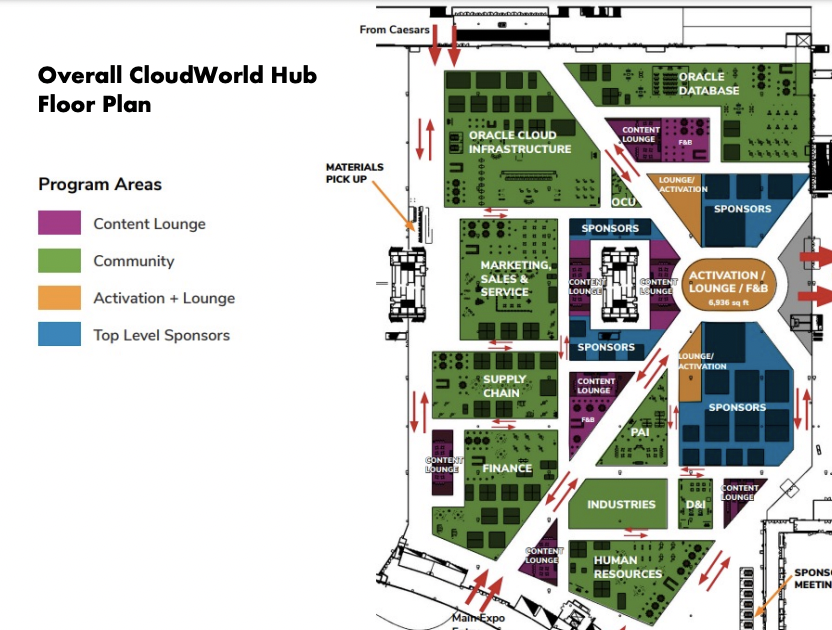 CloudWorld floor plan